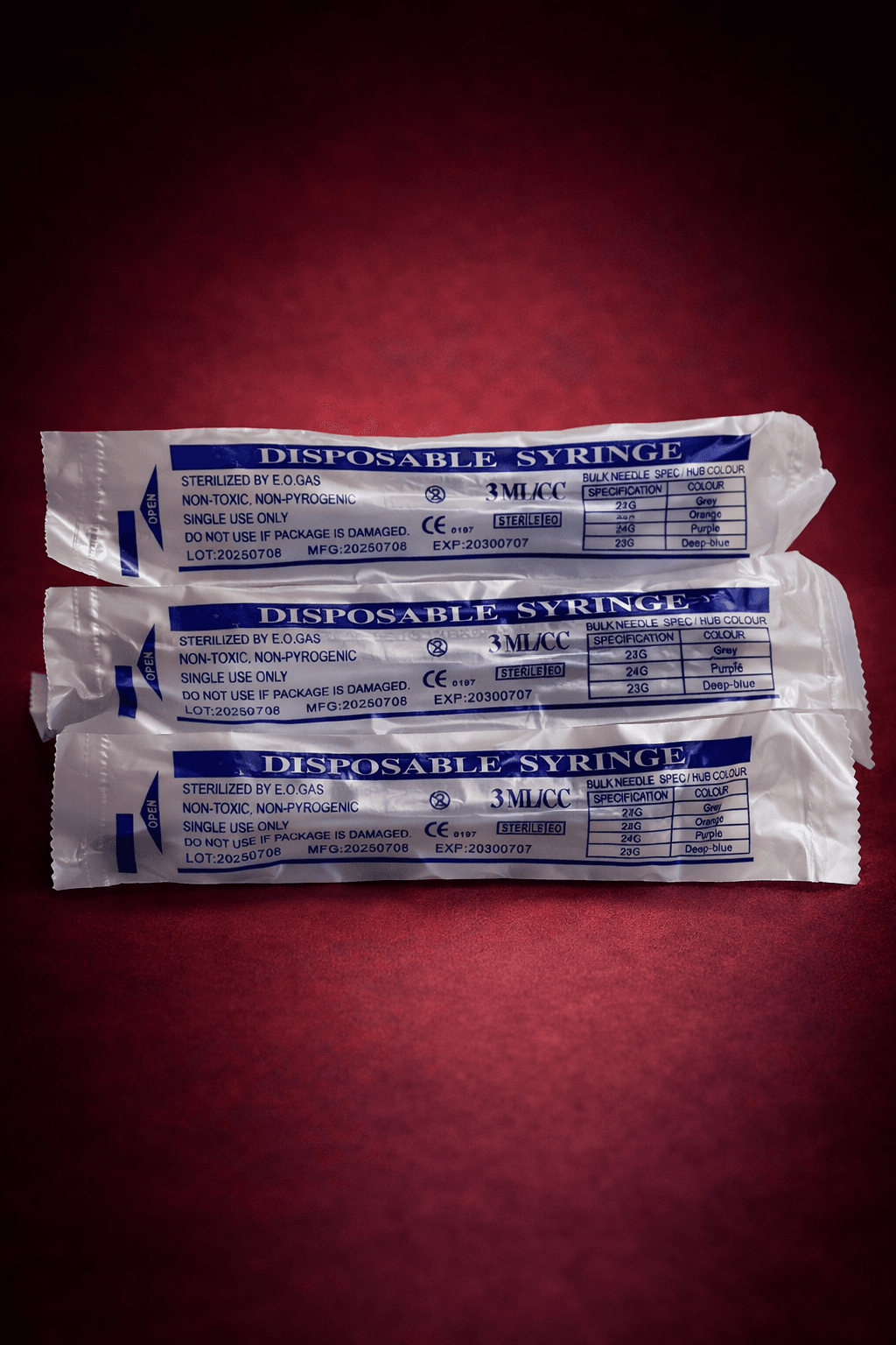 1pc Sterile Syringe Standard